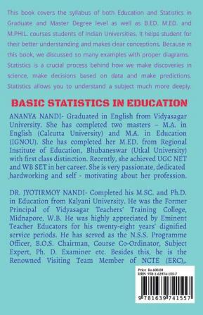 BASIC STATISTICS IN EDUCATION (FIRST EDITION) : AN INTRODUCTORY LESSON