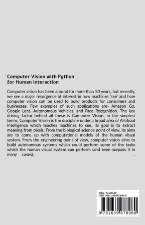 Computer Vision with Python for Human Interaction