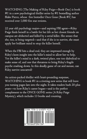 Watching (The Making of Riley Paige-Book 1)