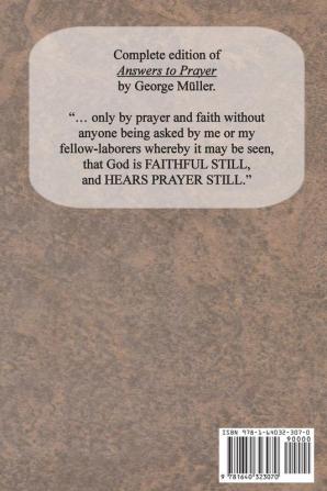 Answers to Prayer