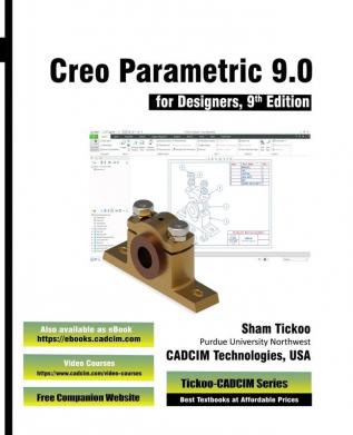 Creo Parametric 9.0 for Designers 9th Edition