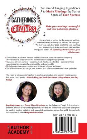 Gatherings for Greatness: 24 Game-Changing Ingredients to Make Meetings the Secret Sauce of Your Success: 1