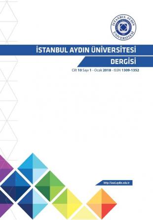 ISTANBUL AYDIN UNiVERSITESI DERGISI: 2018 (Cİlt 10 - Sayi 1)