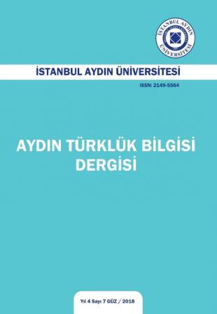 Aydin Turkluk Dilbilgisi Dergisi: 2018 (Yil 4 Sayi 7)