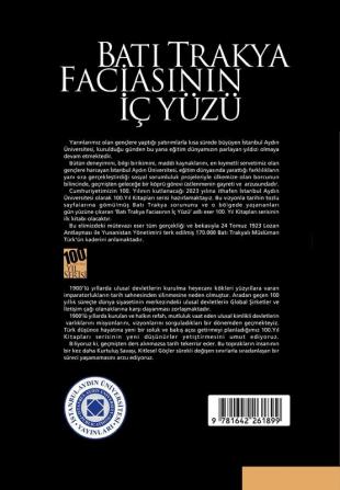 Bati Trakya faciasinin iç yuzu (100. Yil Serİsİ Kİtaplari)