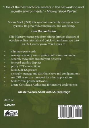 SSH Mastery: OpenSSH PuTTY Tunnels and Keys: 12 (It Mastery)