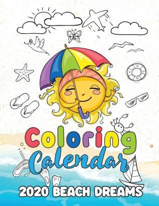 Coloring Calendar 2020 Beach Dreams