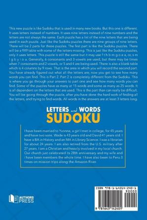 Letters and Words Sudoku