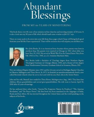 Abundant Blessings From 60 years of Ministering