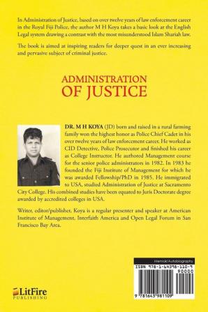 Administration of Justice: A Career in the Royal Fiji Police