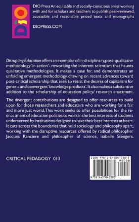 Disrupting Education Policy Enactment Research: Characterising Dissensus and Ground-Up Change: 13 (Critical Pedagogies)