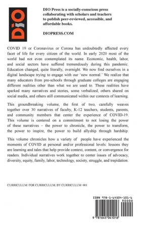 Corona Chronicles: Necessary Narratives in Uncertain Times: 1 (Curriculum: For Curriculum by Curriculum)