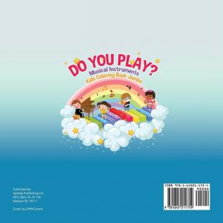 Do You Play? Musical Instruments Kids Coloring Book Jumbo