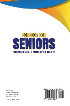 Perfect for Seniors Sudoku Puzzle Books for Adults