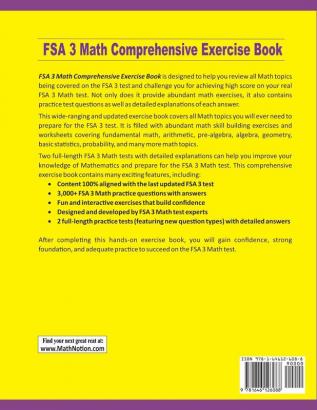 FSA 3 Math Comprehensive Exercise Book: Abundant Math Skill Building Exercises