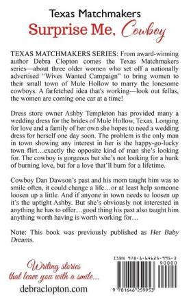 Surprise Me Cowboy: 8 (Texas Matchmakers)