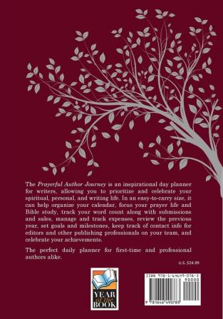 Prayerful Author Journey (undated): Inspirational Yearly Planner