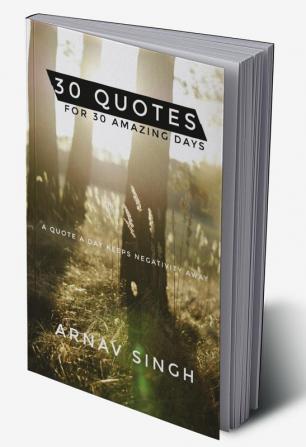 30 Quotes for 30 amazing days