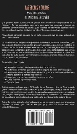 Las Sectas y Cultos mas Misteriosos de la Historia en Espanol: Todo lo que Querías Saber de los Grupos más Peligrosos y Terroríficos de la Historia