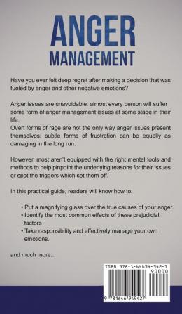 Anger Management: Simple Hacks to Control Your Anger and Manage Your Temper. Improve Your Overall Mood Relationships and Quality of Life!