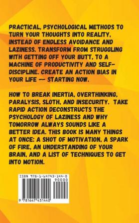 Take Rapid Action: Get Productive Motivated & Energized; Stop Overthinking & Procrastinating