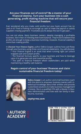 Discover Your Finance Engine: Leveraging Cash Profits and Wealth to Secure Sustainable Financial Freedom: 1 (The Finance Engine)