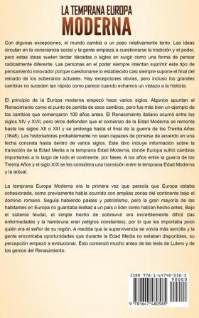 La temprana Europa Moderna: Una guía fascinante de un periodo de la historia de Europa con eventos como la guerra de los Treinta Años y la caza de las brujas de Salem