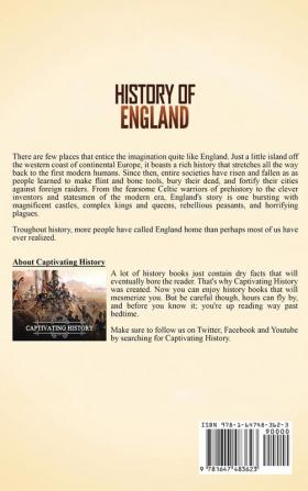 History of England: A Captivating Guide to English History Starting from Antiquity through the Rule of the Anglo-Saxons Vikings Normans and Tudors to the End of World War 2