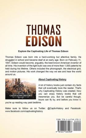 Thomas Edison: A Captivating Guide to the Life of a Genius Inventor