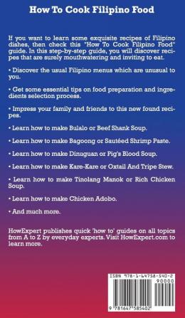 How To Cook Filipino Food: Your Step By Step Guide To Cooking Filipino Food