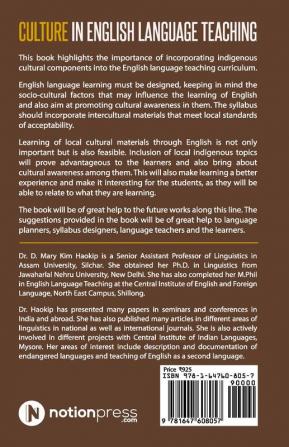 Culture in English Language Teaching : A Case Study of the English Syllabus at the Higher Secondary Level in Meghalaya