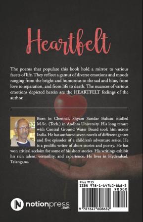 Heartfelt : A Collection of English Poems