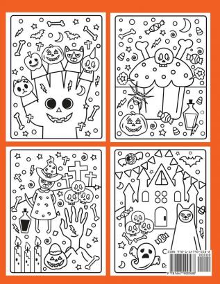 Halloween Coloring Book: Ghosts Goblins Pumpkins Witches Trick-or-Treaters Jack-o-Lanterns Candy Skeletons and More!