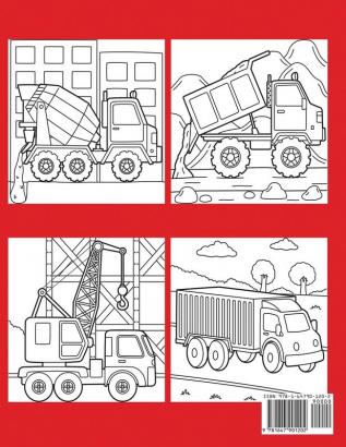 Big Book of Trucks Coloring Book