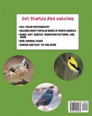 Bird Watch Book for Kids: Introduction to Bird Watching Colorful Guide to 25 Popular Backyard Birds