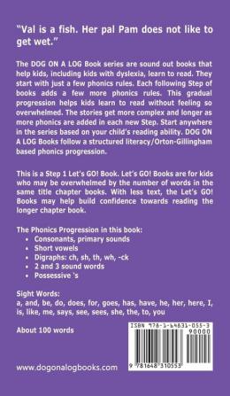 The Fish And The Pig: Sound-Out Phonics Books Help Developing Readers including Students with Dyslexia Learn to Read (Step 1 in a Systematic Series ... Books): 5 (Dog on a Log Let's Go! Books)