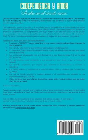 Codependencia y amor: Aprende a establecer límites y descubre normas de desapego. Aprende a alejarte de relaciones tóxicas y codependientes aun estando en negación