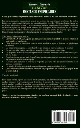 Genera ingresos pasivos rentando propiedades: Invierte en bienes raíces y vive de tus rentas. Puedes lograrlo sin ahorros y sin experiencia en bienes raíces o reformas house flipping