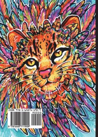 Mythic Cats Pocket Coloring Book