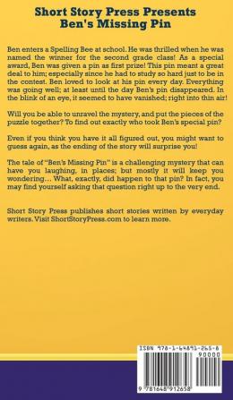 Short Story Press Presents Ben's Missing Pin