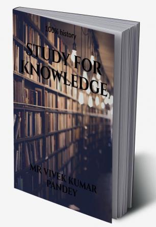 study for knowledge