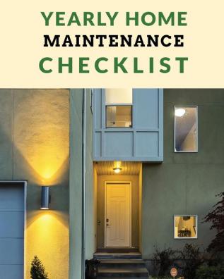 Yearly Home Maintenance Check List: Yearly Home Maintenance - For Homeowners - Investors - HVAC - Yard - Inventory - Rental Properties - Home Repair Schedule