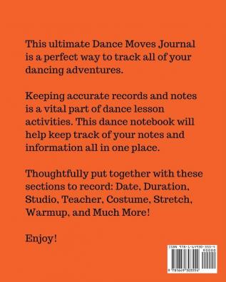 My Dance Moves Workbook: Performing Arts - Musical Genres - Popular - For Beginners