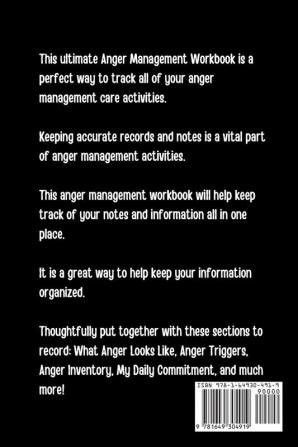 Anger Management Workbook: Emotions Self Help Calmer Happier Daily Flow