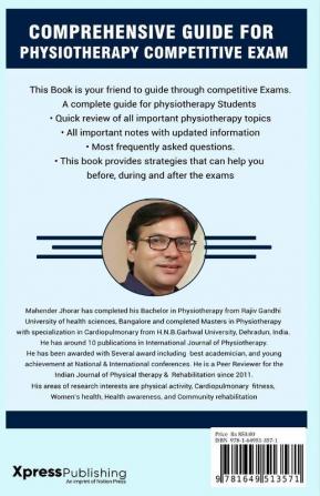 COMPREHENSIVE GUIDE FOR PHYSIOTHERAPY COMPETITIVE  EXAM