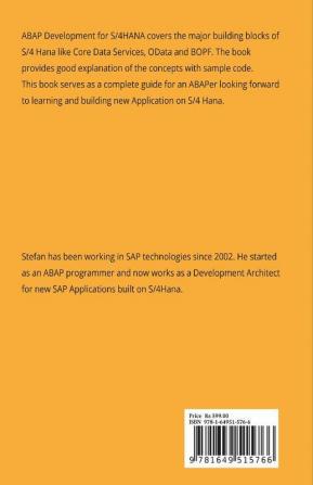 Abap Development For Sap S4Hana Abap Programming Model For Sap Fiori