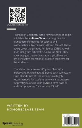 Foundation Chemistry Class IX (Phase 2)