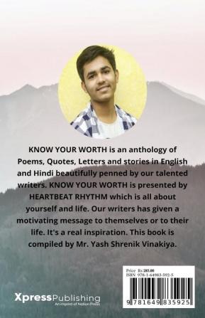 Know your worth : Message to ourselves