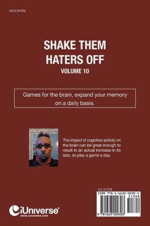 Shake Them Haters off Volume 10: Word- Finds - Puzzle for the Brain-Thanksgiving Edition