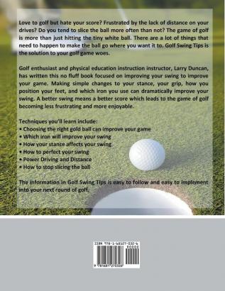 Golf Swing Tips (Large Print): Simple Techniques to Drive the Ball for Distance and Accuracy